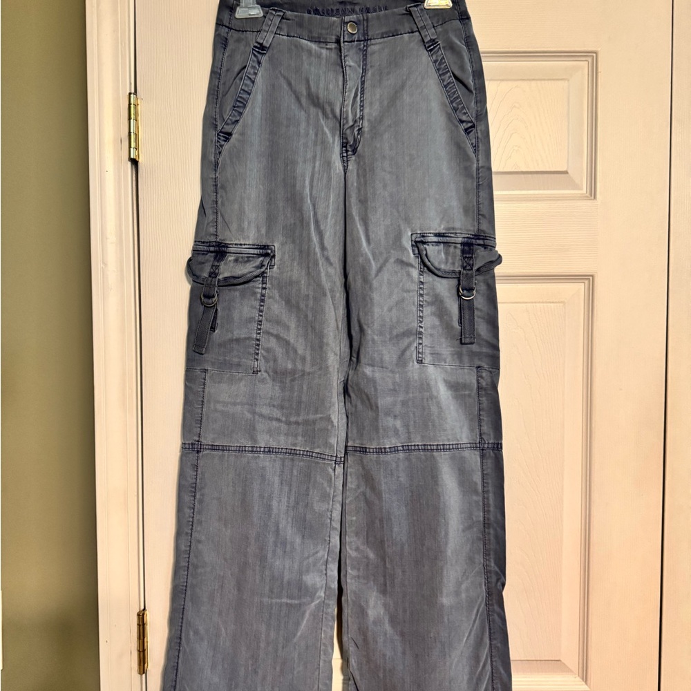 American Eagle Gray Track Pants Joggers